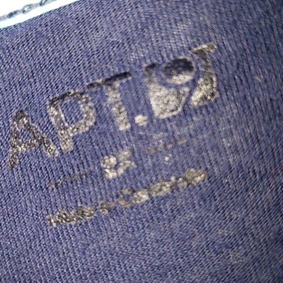 Apt 9 22w women's blue multi top - Picture 3 of 6